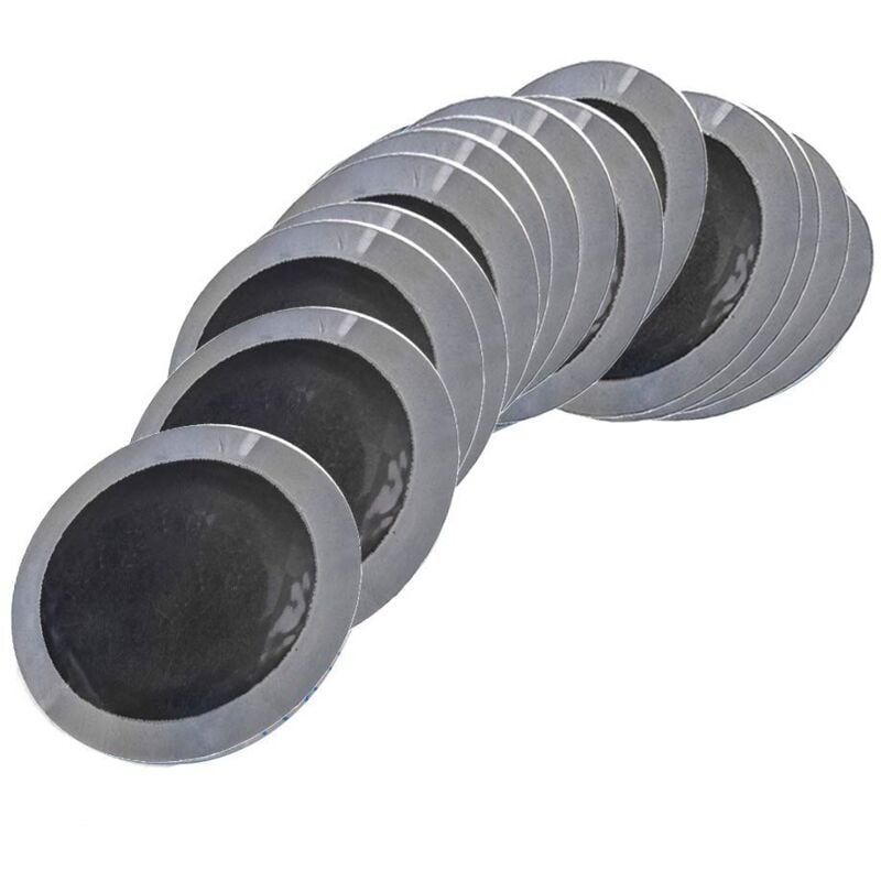 Ej.life - Jeffergarden Lot de 150 patchs de réparation de pneus ronds de 42 mm en caoutchouc naturel pour moto et voiture