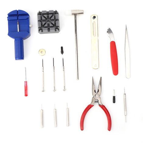 Watchmann Kit complet d'outils de réparation de montre 24 en 1 - Ouvre- montre - Set de