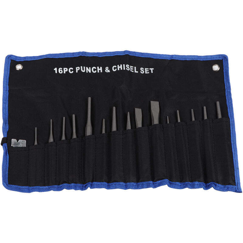 Image of Ej.Life 16-teiliges mechanisches Stempelset, Kegellehre mit Stiftzentrierung und Meißelset