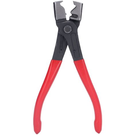 Ej.Life  18 cm / 7,09 Zoll Clic R Typ Schlauchschellenzange, Kragenzange aus Kohlenstoffstahl, Autoklemmzange mit 10 cm / 3,94 Zoll griff, für die Kfz-Wartung A
