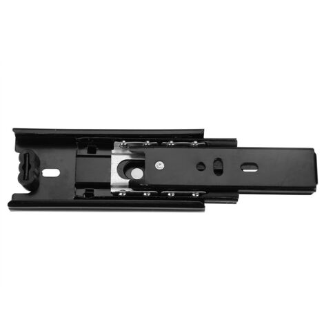 Ej.Life 2 STÜCKE Mini Kurze Schubladenführungen Hardware Kugellager Seitenmontage Möbel Führungsschiene Volle Erweiterung für Küchenschrank Schublade (4 Inch) A
