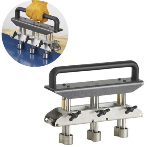 Ej.Life 3 Stationen Kantenrollerbieger, 0–90° Biegewinkel, Blechroller, Blechwulstrollerbieger für 1/2–5 Zoll (13–130 mm) Biegen von Metalldachmaterialien