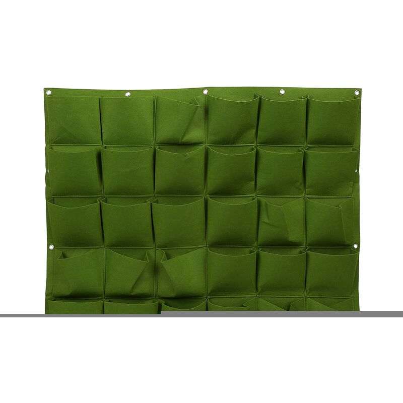 Ej.life - 36 poches suspendues sacs de plantation de jardin jardinière de verdissement vertical mur extérieur vert