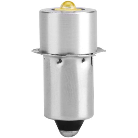 Ej.Life 3V Taschenlampe Led Ersatz,Mag Light Led 2D,Taschenlampe Birnen,Taschenlampe Led Lampe 3V,P13.5S Led 3V P13.5S 3W Led Taschenlampe Ersatzbirne Taschenlampe Notarbeitslicht Weiß 3V (3V)