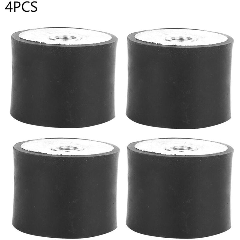 Image of Ej.Life 4 Stück ungiftiger Gummi-Spulenisolator, Stoßdämpfer, Antivibration (DD40 x 30 M10)