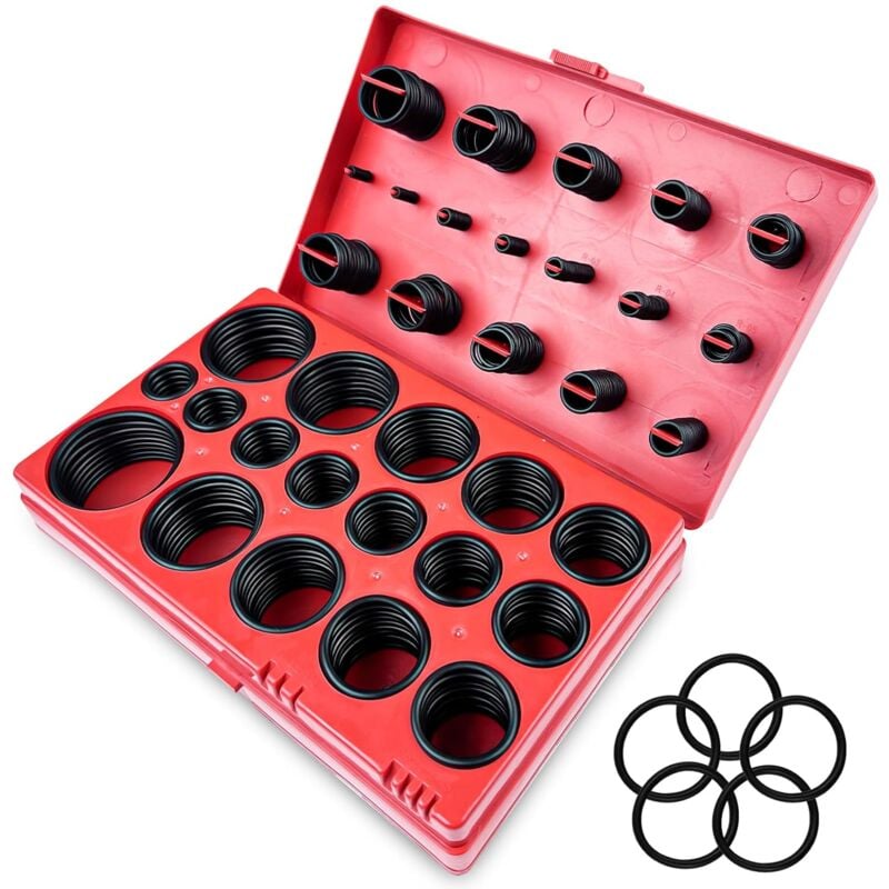 419pcs Joints Toriques nbr ø 3-50 mm, 32 Tailles Kit de Joints d'étanchéité en Caoutchouc pour Plomberie, Robinet et Réparation de Véhicules - Ej.life