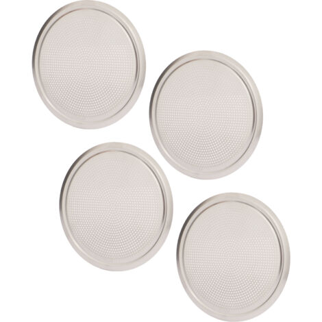 Ej.Life 4PCS Türlautsprechergitterabdeckung Aluminiumlegierung Ersatz für Land Rover Discovery Sport L550 2020+