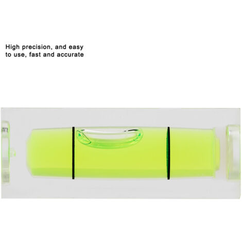 Ej.Life 5 Stücke 15 × 15 × 40 MM Platz Mini Wasserwaage Blase Kleine Ebene Instrument Balance Bubble Small Level