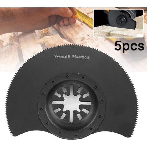 Ej.Life 5 stücke Kreissägeblätter Universal Oszillierende Multi Werkzeug Zubehör Set für Kunststoff Holz Weichmetall Reparatur Schneiden