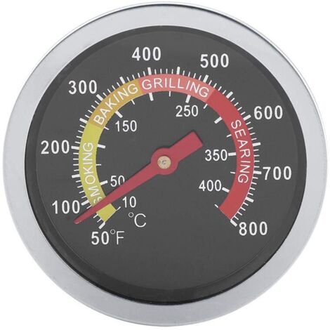 Ej.Life 50800 ℉ Edelstahl BBQ Thermometer Temperaturanzeige für das Grillen MEHRWEG VERPACKUNG socialme-eu