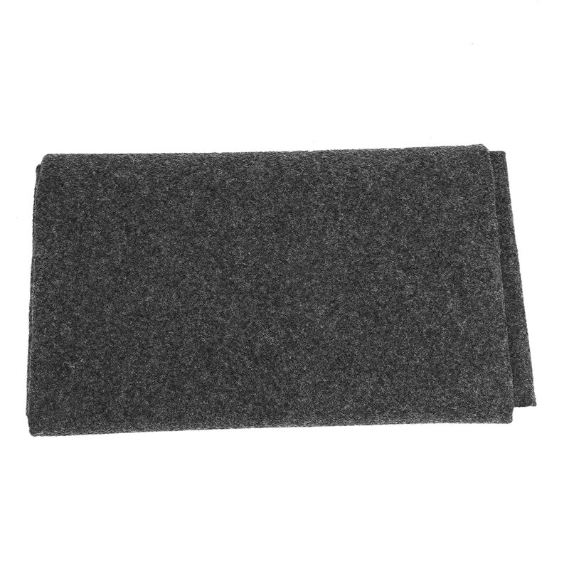 Ej.life - 50x36in noir extérieur résistant à l'huile protection de l'environnement tapis de barbecue barbecue grill four tapis de sol