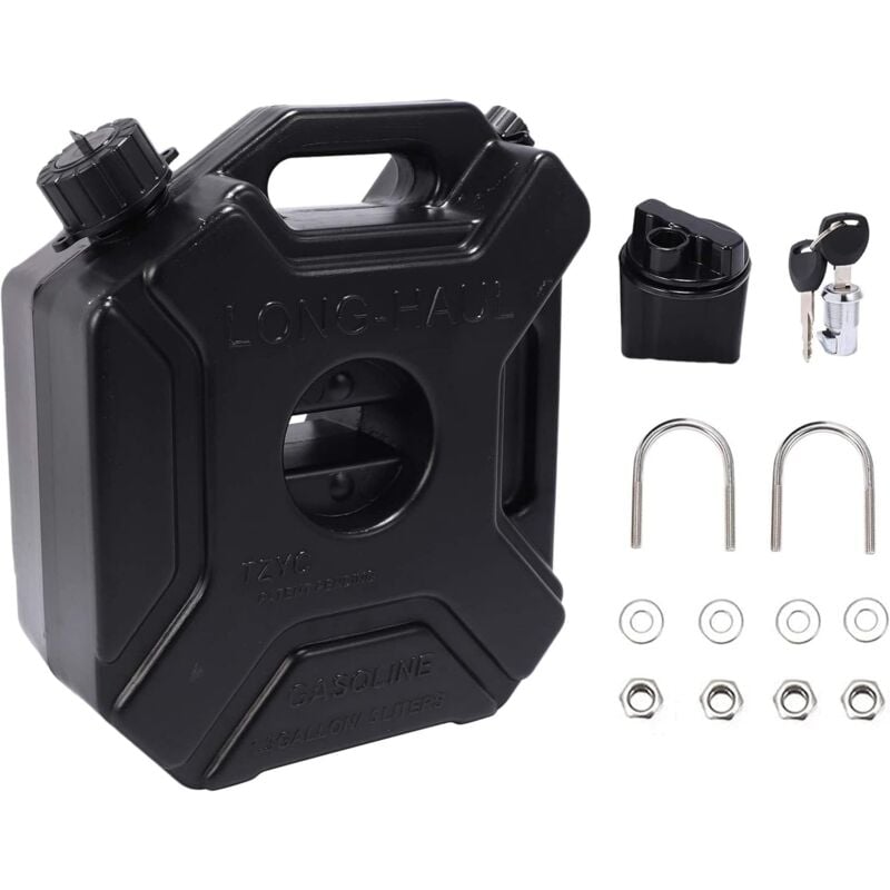 Ej.life - 5L noir Jerrican Essence Peut pour Moto atv utv