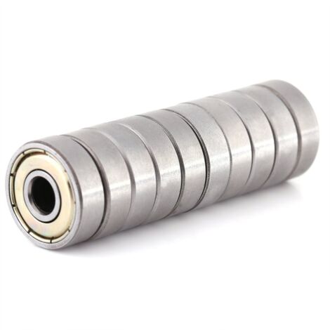 Ej.Life 626zz Kugellager, 10 Stück Kohlenstoffstahl geschirmt, langlebig, Miniatur-Mehrzweckkugellager (6x19x6mm)