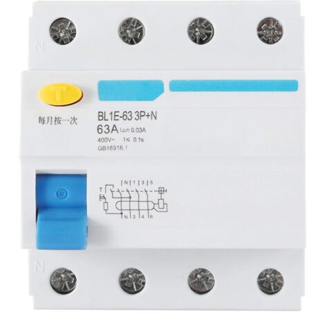 Ej.Life 63A RCCB-Leistungsschalter, RCCB-Fehlerstromschutzschalter, elektrischer 	ufschutz 230V 30mA