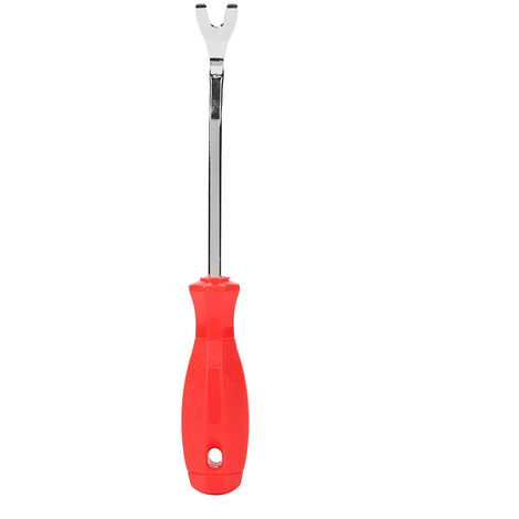 Ej.Life 6MM Tournevis à Boucle en Acier au Chrome-vanadium, Pince Enlève Clip Tournevis Garniture pour Voiture Garniture Porte
