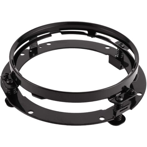 Ej.Life 7 Zoll Runde Scheinwerferhalterung Rund mit Integrierten Federn, Kompatibel mit FLD 2012–2013, Schwarz (BLACK)