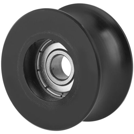 Ej.Life 8x40x20.7mm U-Nut Riemenscheibe，	 4 stücke 0840UU U Typ U-Nut Riemenscheibe Rollenführungsrad U-artige Nut Kugellagerführungsrolle Räder Rolle