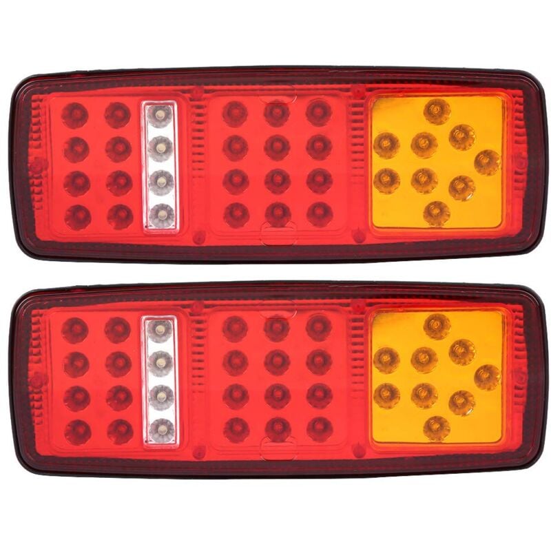 Ej.life - accessoires caravane clignotant arrière pour feu arrière led depanneuse pour feux arrière remorque voiture 2 Pcs led Feux Arrière 12V