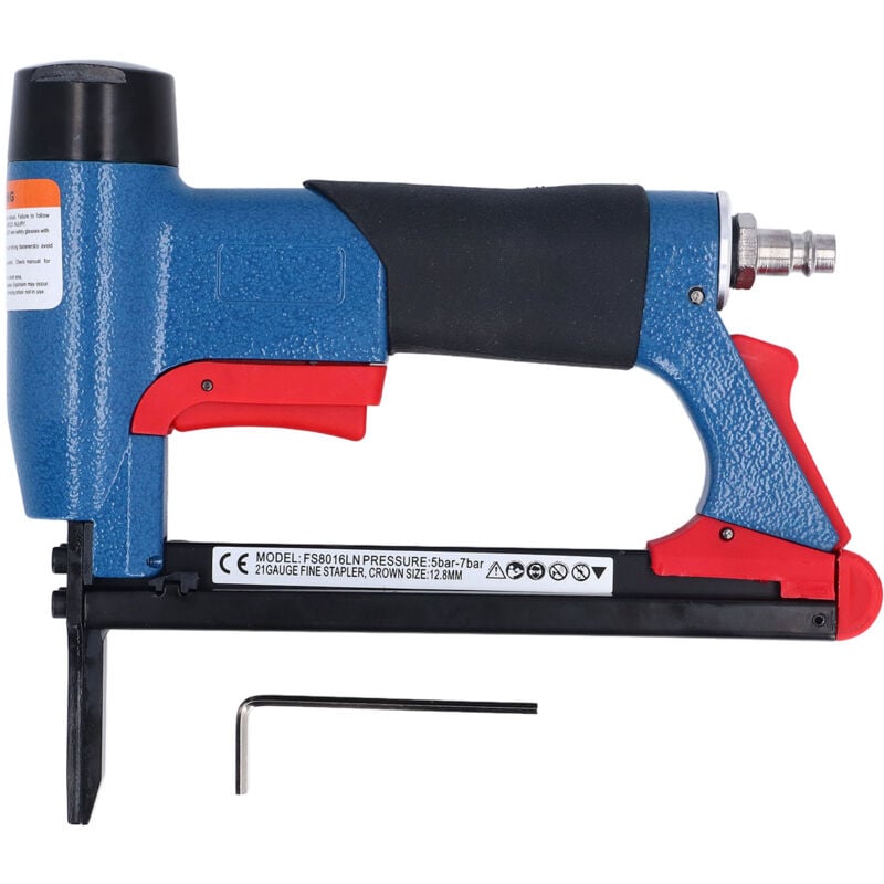 Agrafeuse Pneumatique – Agrafeuse à Air pour Menuiserie et Fabrication de Meubles,140 Clous, 1/4"-5/8", Agrafeuse pour Tissus D'ameublement - Ej.life