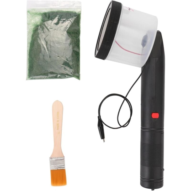 Ej.Life Applicateur d’Herbe Statique Mini Applicateur de Flocage pour Modelisme, Static Grass Applicator, Applicateur Flocage Herbe, Dioramas, Décor