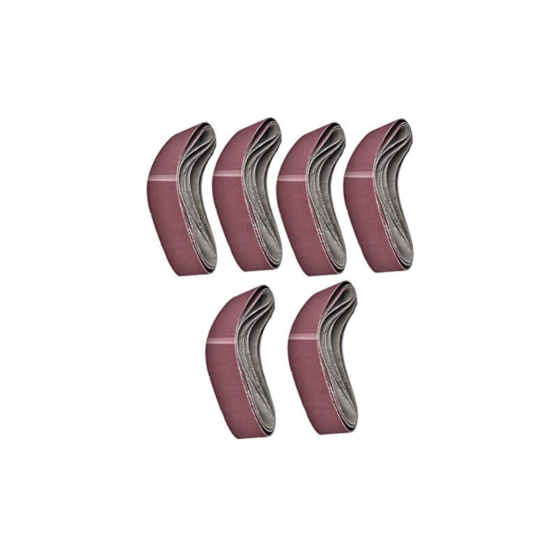 Bande Abrasive 6 Pièces GXK51-B, Bande Abrasive sans Fin 915 100mm 60/80/100/120/150/180 - Ej.life