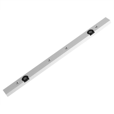 Ej.Life Barre de Scie en Alliage D'aluminium, Barre de Scie Coulissante, Outil de Travail du Bois, Barre D'onglet de Haute qualité pour Le Travail du Bois avec Scie à Table (300 curseurs) A