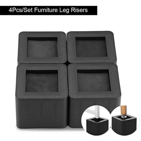 Ej.Life Bed Raisers Möbelerhöhung, 4 Stück, Möbelerhöhung, Höhe 8,5 cm