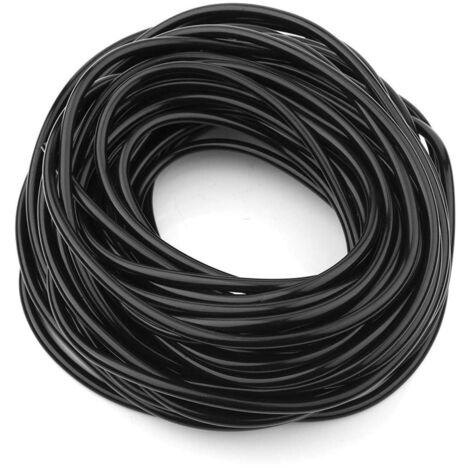 Ej.Life Bewässerungsrohr, 5 m/10 m/20 m PVC-Bewässerungsschlauch Schlauchrohr 4/7 mm Micro Dripper Bewässerungssystem für Gartengewächshaus-Patio-Rasen(10M) A