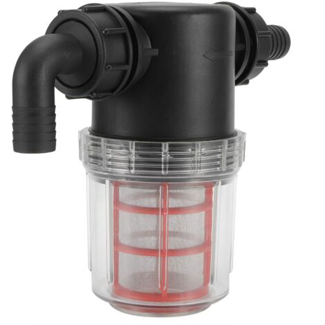 Ej.Life Bildschirm Bewässerung Filter Sprayer Landwirtschaft Transparent Sieb Gefilterte Lebensmittel Sieb Mini Landschaft Modell Baum Zubehör (25mm Schnittstelle (Mantel 1 Zoll Rohr)