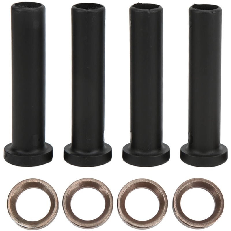Image of Boccola lunga del braccio oscillante anteriore in 4 pezzi con distanziale, nera, ricambio per Polaris Trail Blazer 250 1993-2005 - Ej.life