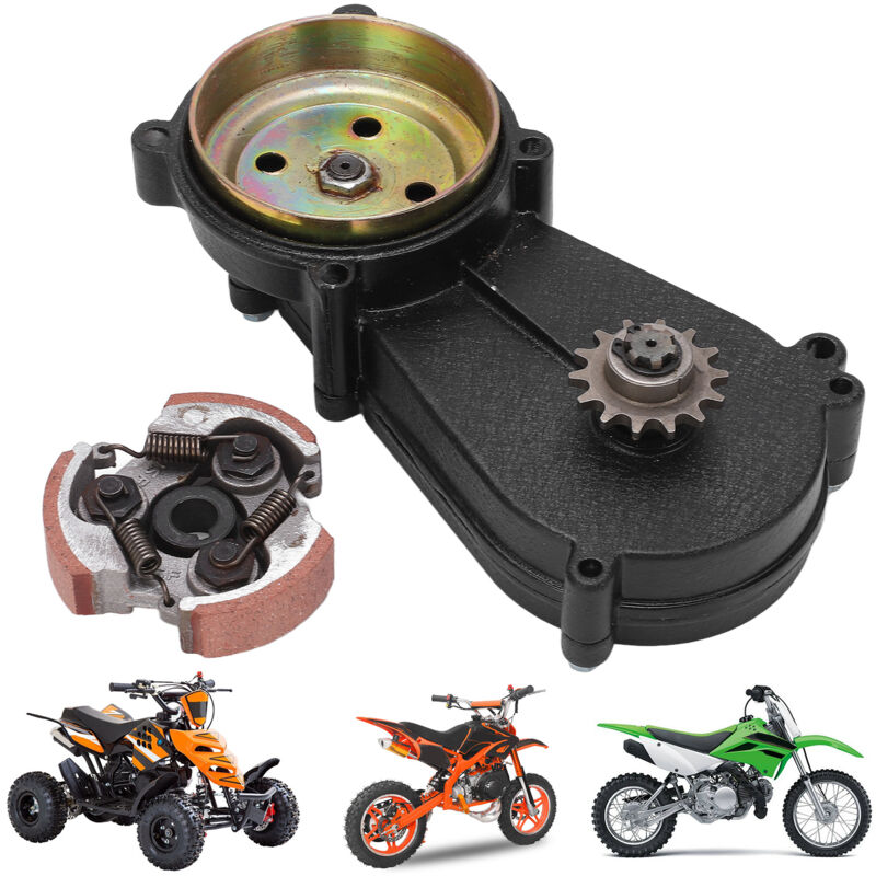 Ej.life - Boîte de vitesses 14T, Kit d'embrayage de boîte de vitesses de logement de tambour 14T adapté pour 47cc 49cc Mini Pocket Quad Dirt Bike atv