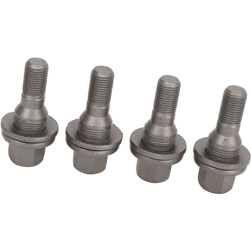 Ej.life - Boulons de Roue Hexagonaux de 17mm, 4 Pièces, 3549817 003549817 9644576680, Goujons de Remplacement pour Peugeot 206 207 208 308 407 1007