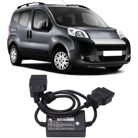 Ej.Life Câble de Diagnostic, Câble Adaptateur de Diagnostic OBD2 Mâle à Femelle S.1279 S1279 Remplacement du Module pour Peugeot Bipper