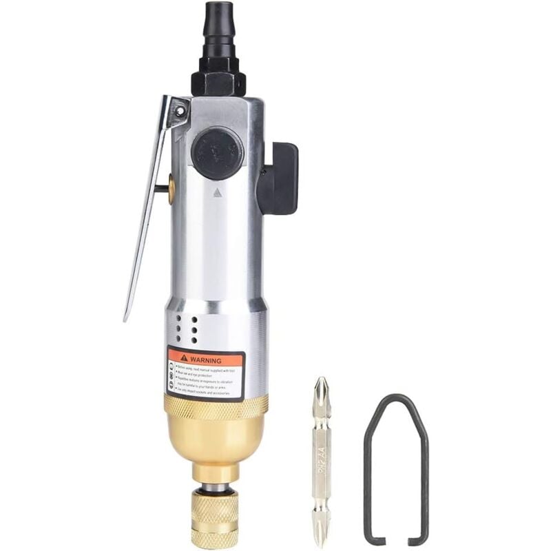 Image of Ej.life - Cacciavite pneumatico, Akozon Cacciavite pneumatico da 1/4' Cacciavite reversibile industriale a mano dritta da 9000 giri/min per