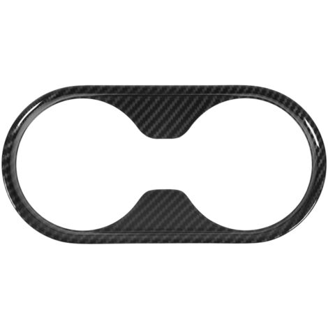 Ej.Life Carbon Faser Stil Tasse Halter Abdeckung Trim Auto Innen Zubehör Ersatz für Ford Ranger T6 P375 2015-2021