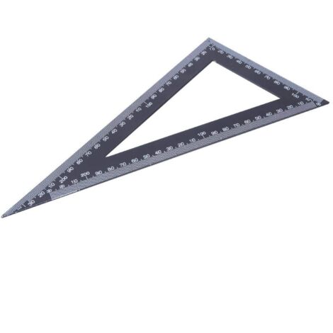 Ej.Life Carpenter Triangle Lineal 30/60 Grad Messwerkzeug Rechtwinkliges Lineal Holzbearbeitung Measuring Tool f¨¹r Architekten Designer(120  300mm) Industrial Tools