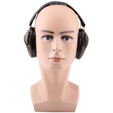 Ej.Life Casques Antibruit Industriels, Réduction du Bruit Cache-oreilles Acoustiques Protection de l'ouïe Protège-oreilles pour le Tir au Travail(241511cm-Vert) Protection auditive A