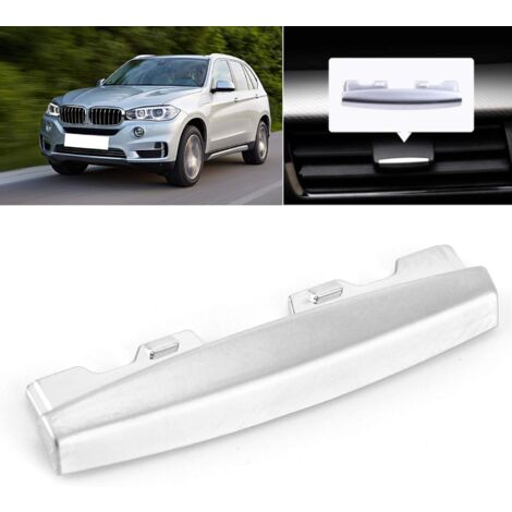 Ej.Life Clip für Lüftungsschlitze – ABS-Clip für Lüftungsschlitze, Verchromt, Langlebig und Wetterbeständig, Geeignet für X5 X6 F15 F16 2014–2018, Wertet den Innenraum des Autos auf,