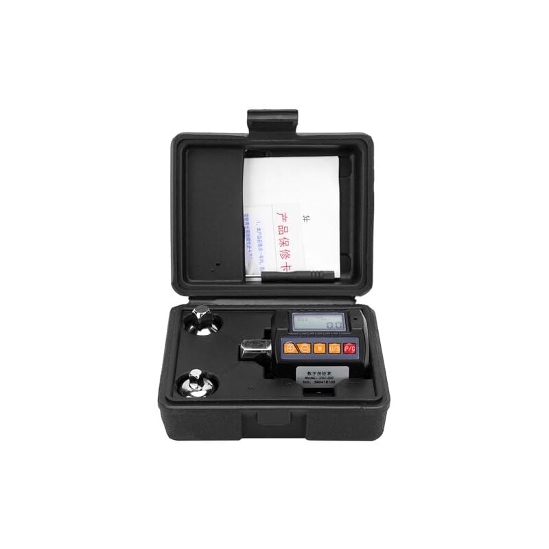 Ej.Life Compteur de couple numérique, clé dynamométrique portable adaptateur clé haute précision testeur de couple électrique pour outil de test