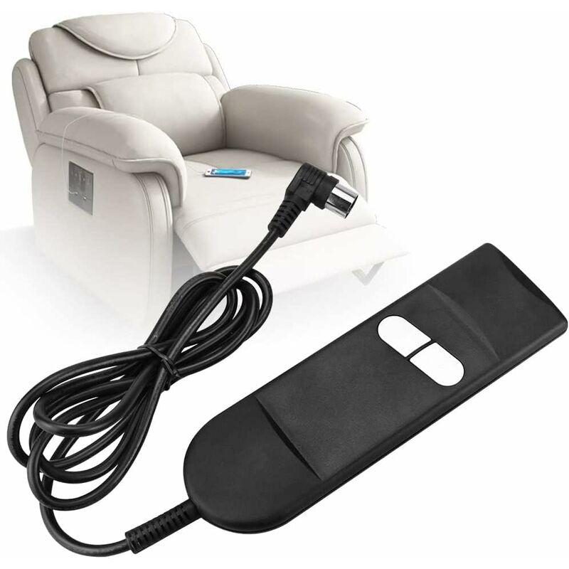 Contrôleur de Fauteuil Inclinable, Télécommande du Fauteuil de Relaxation Manuelle Télécommande à 2 Boutons Commutateur Commande - Ej.life