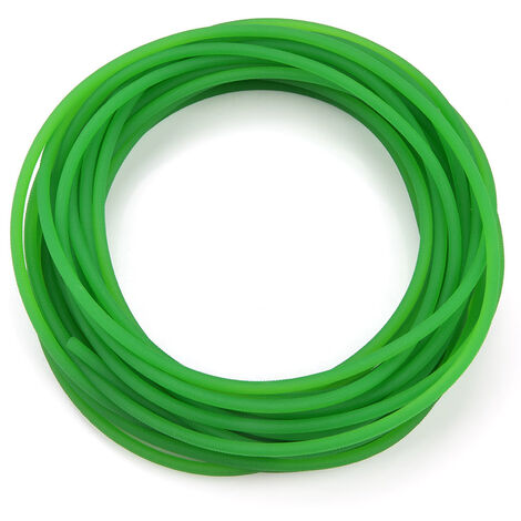 Ej.Life Courroie de Transmission en PU Hautes Performances, Courroie Ronde en Polyuréthane pour Transmission, Couleur Verte (4mm10m)