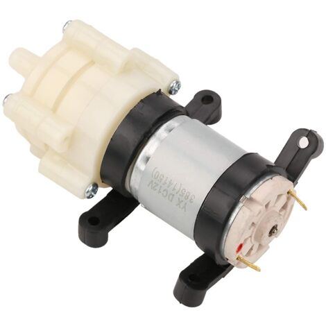 Ej.Life DC 12V Mini elektrische Membran Wassersaugpumpe für Teemaschine, Wasserkühlung, Aquarium