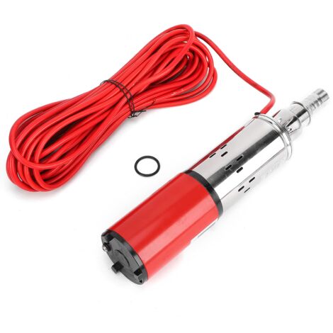 Ej.Life DC-Schrauben-Tauchpumpe, 1,5 M³/h Solar-Wasserpumpe mit Hohem Hub, 50 Meter, Elektrische Antriebsschraube, Edelstahl-Kupfer-Tauchpumpe A