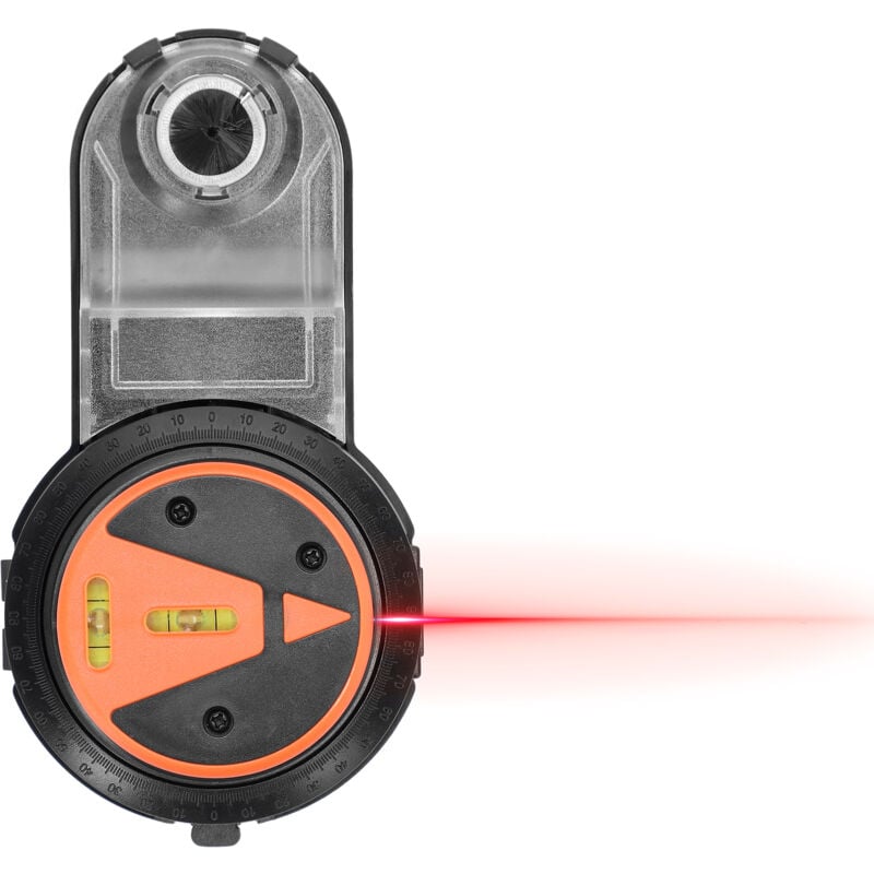 Dépoussiéreur de foreuse, 2 en 1, accessoire de dépoussiérage de foreuse avec niveau et batterie 500mAh, dépoussiéreur de foreuse rotatif à 360° pour