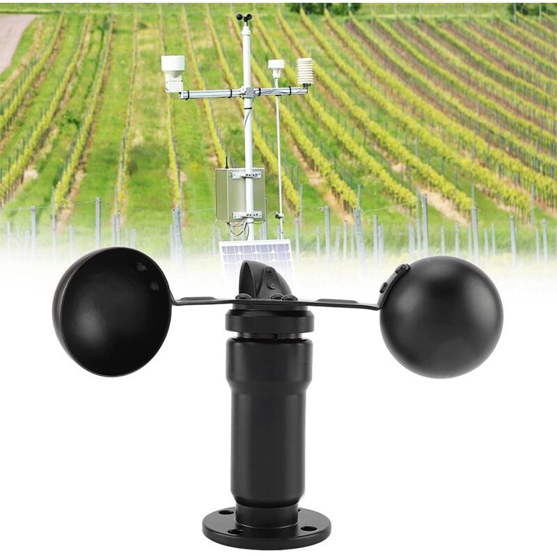 Détecteur de Vitesse du Vent, Détecteur de Mesure du Vent, Capteur de Vent, Anémomètre de Vitesse du Vent, Maison pour Station Météo - Ej.life