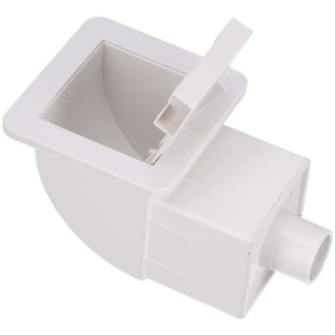 Ej.Life Durchwand-Skimmer-Kit, Strapazierfähiges, Breites Mundstück, Komplett durch die Wand Schwimmendes Skimmer-Pool-Kit für Hot Springs Pools und Schwimmbäder, Einfach in der Poolwand zu Installier
