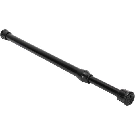 Ej.Life Duschvorhangstange, Teleskop-Duschvorhangstange, Federzug-Vorhangstange, Ausziehbare Kleiderstange für Küchenfenster, Badezimmer, Schlafzimmertüren(25-40 Diameter 1.3cm Thin Rod) A