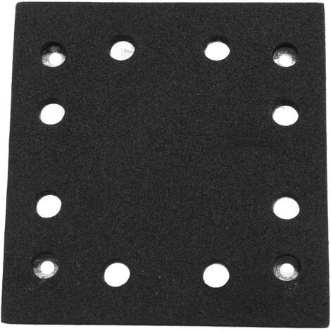 Ej.Life Elektrische Schleifscheibe, Aluminiumplatte, EVA-Schleifpad, Quadratisch, 8 Löcher, 4 Augen, Praktisch, Reduziert Vibrationen Beim Schleifen A