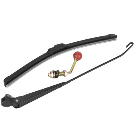 Ej.Life Ensemble d'essuie-glace de pare-brise manuel universel pour voiture adapté à la pièce de rechange UTV