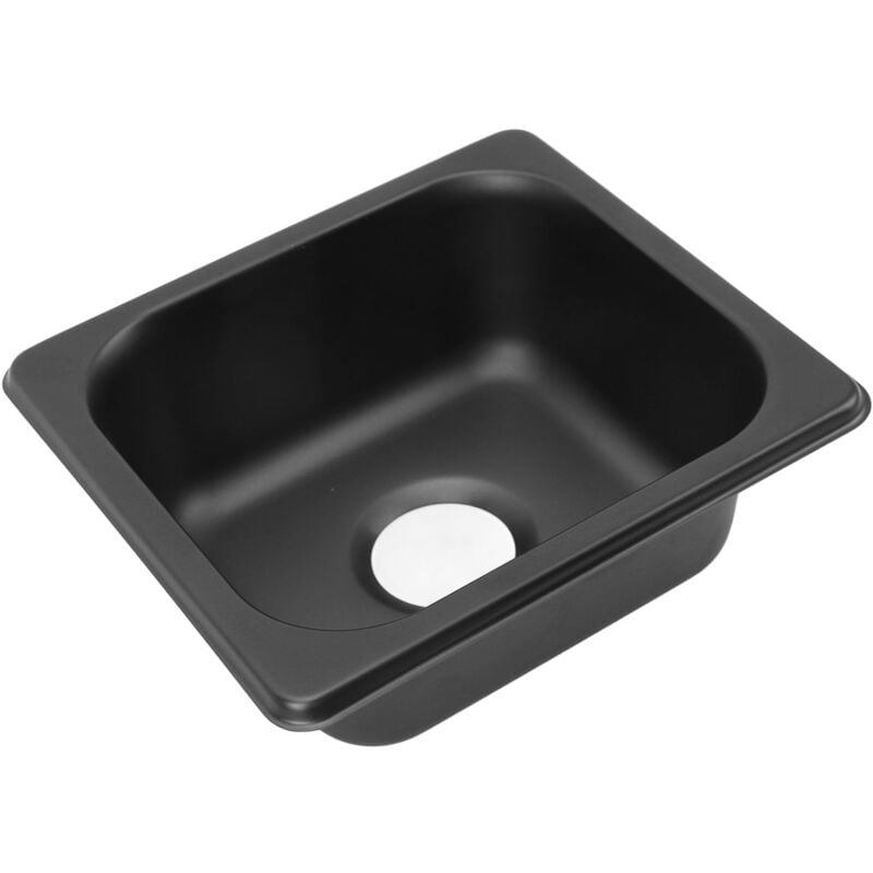 Ej.life - vier de Camping-car, 175 x 160 x 70 Mm en Acier Inoxydable, Lavabo à Main, évier de Bateau, Caravane, van, Petit évier de Cuisine Extérieur